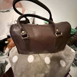 Coach Dark Brown small satchel
